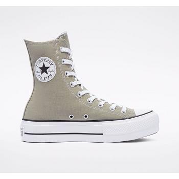 Converse Color Extra Vysoke Chuck Taylor All Star Siva - Panske Topanky na Platforme